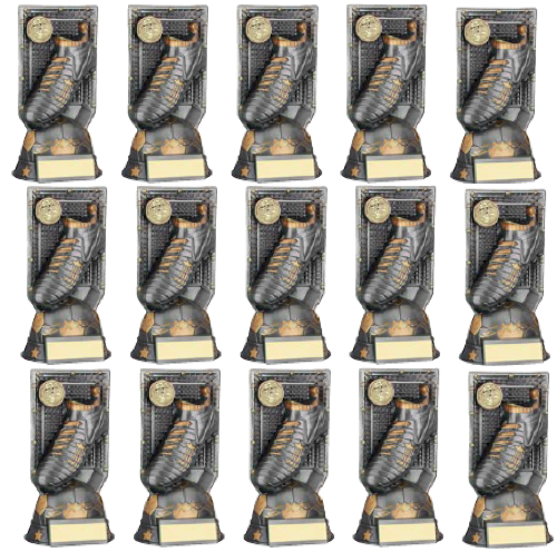 Football Boot & Net x 15 Trophies