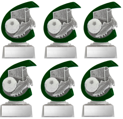 Football Bundle - 6 x 10cm Trophies