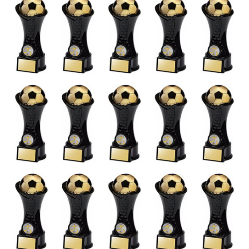 Football Bundle - 15 Football Black Tower Trophies