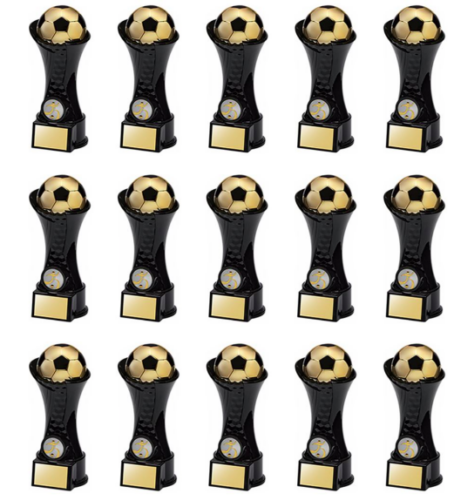 Football Bundle - 15 Football Black Tower Trophies