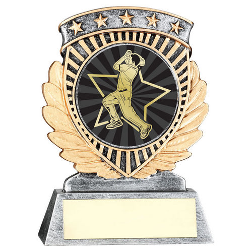 5 Star Cricket Bowling Trophy