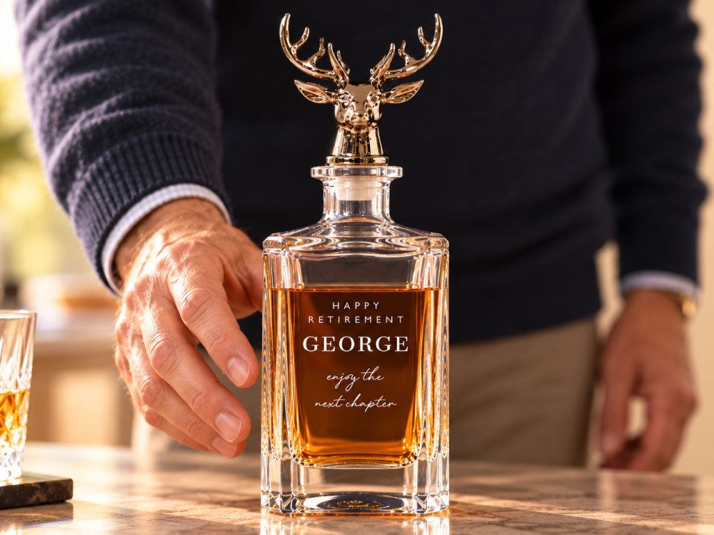Personalised retirement and leaving gifts